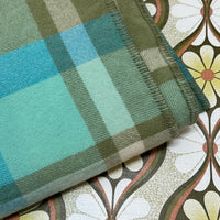 As New LAMBSWOOl Blankets Green & Blue