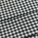400cms COTTON Black & White Gingham
