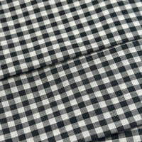400cms COTTON Black & White Gingham