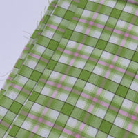 180cms Cute Lime Checked Fabric