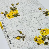 110cms Vintage Barkcloth Fabric Loch Ness