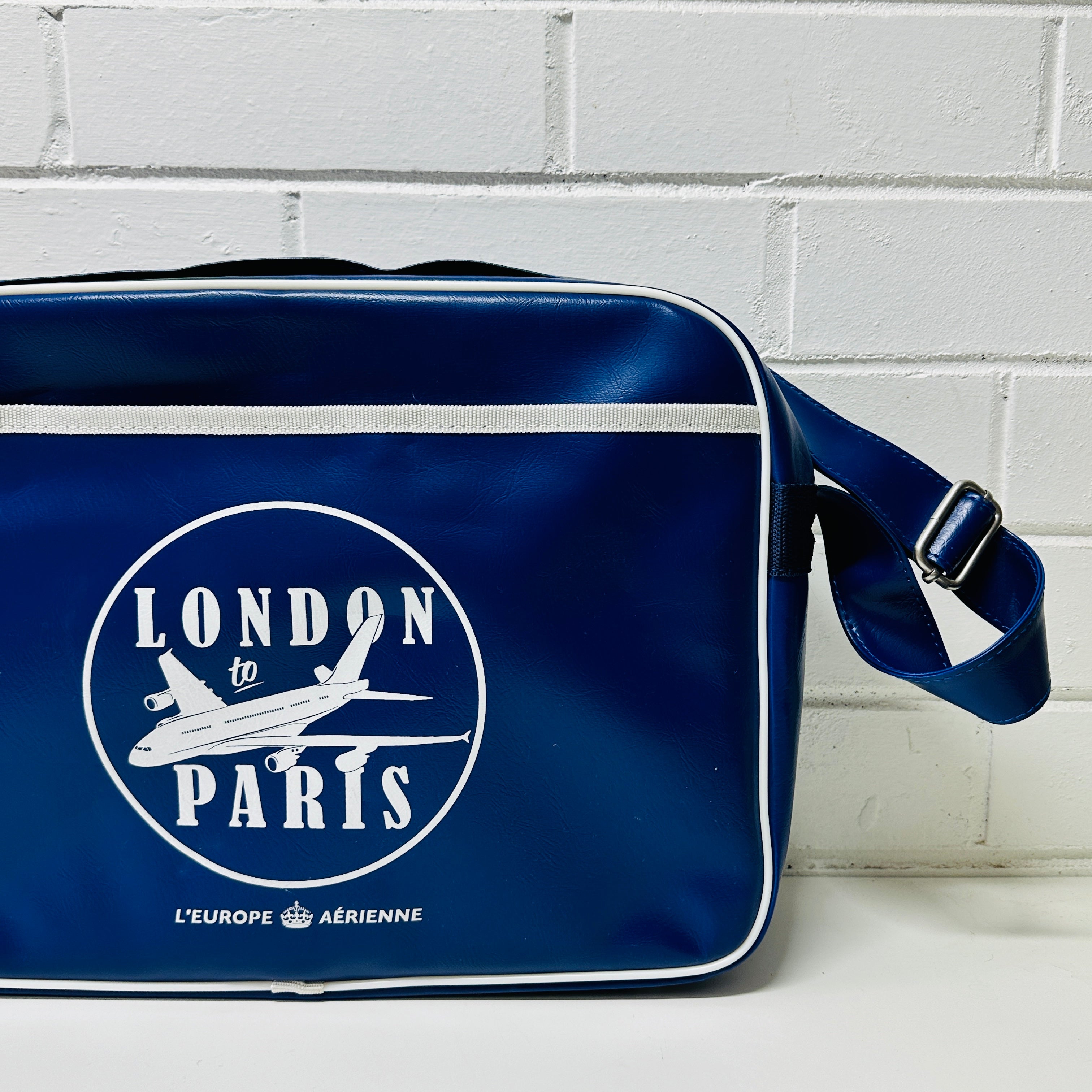 London To Paris Vintage Aviation Bag As New