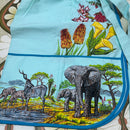 UNUSED Cotton Blue Animal Apron