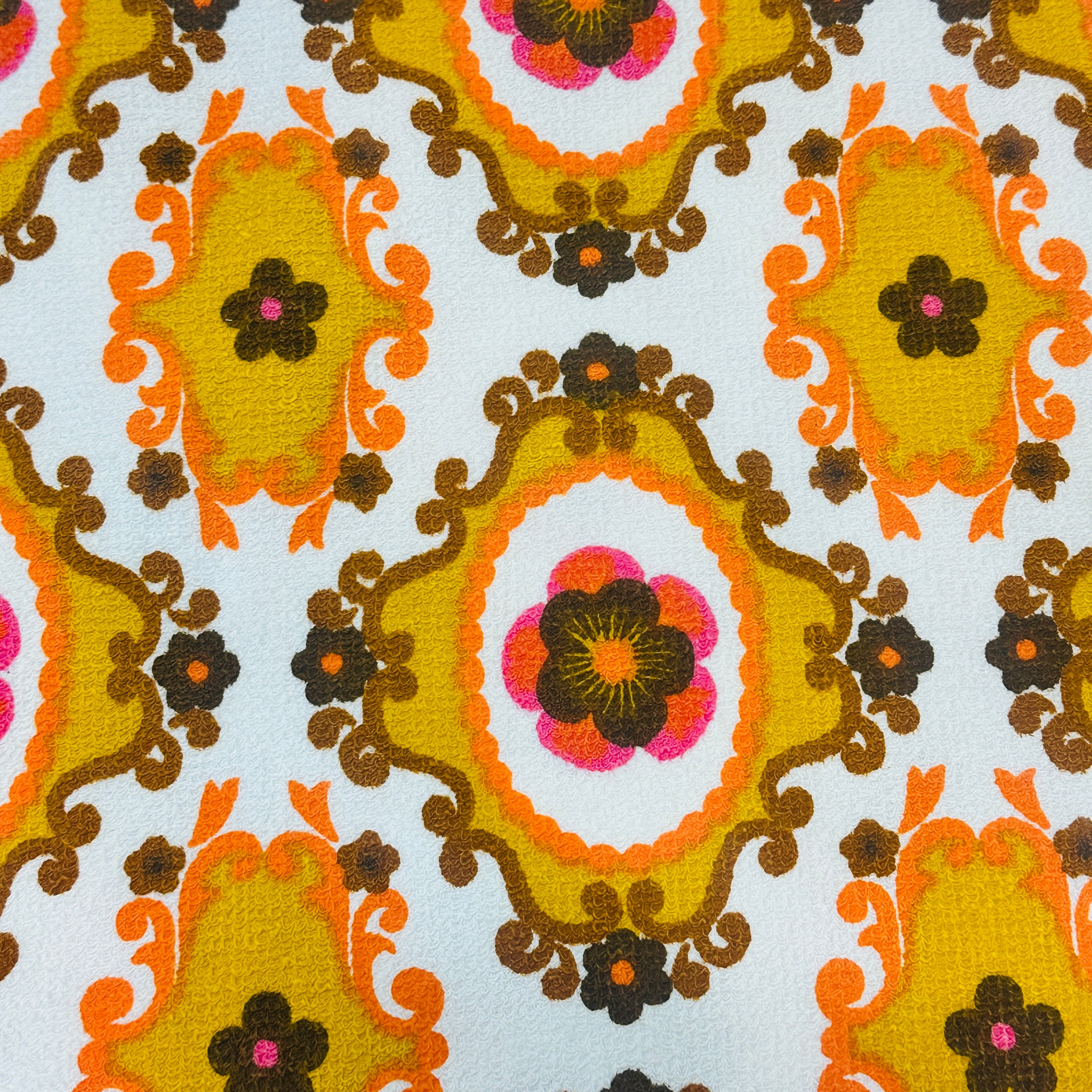 Last One Vintage Retro Towelling Fabric