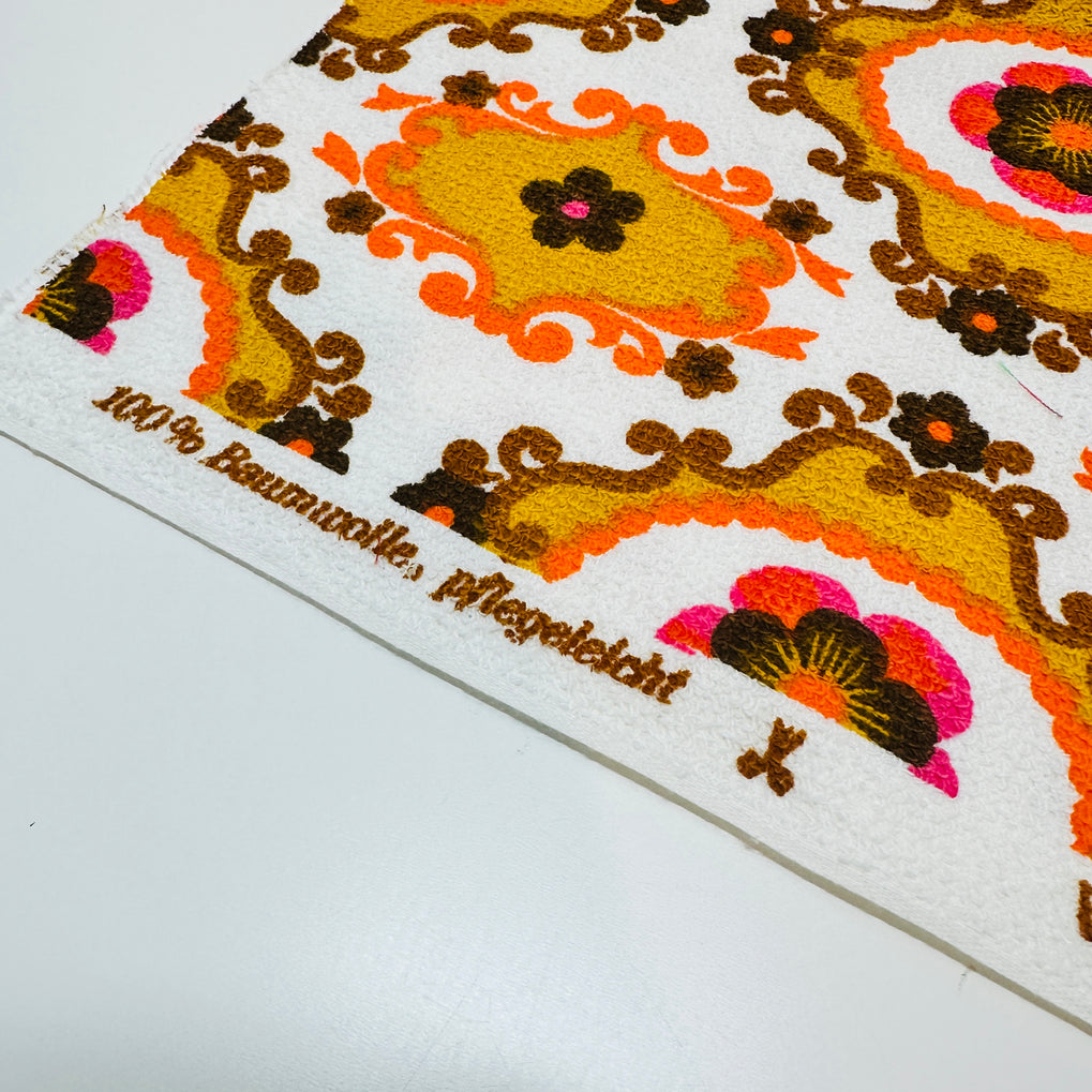 Last One Vintage Retro Towelling Fabric