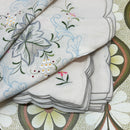 New Cotton Tablecloth W Matching Napkins Serviettes Vintage UNUSED