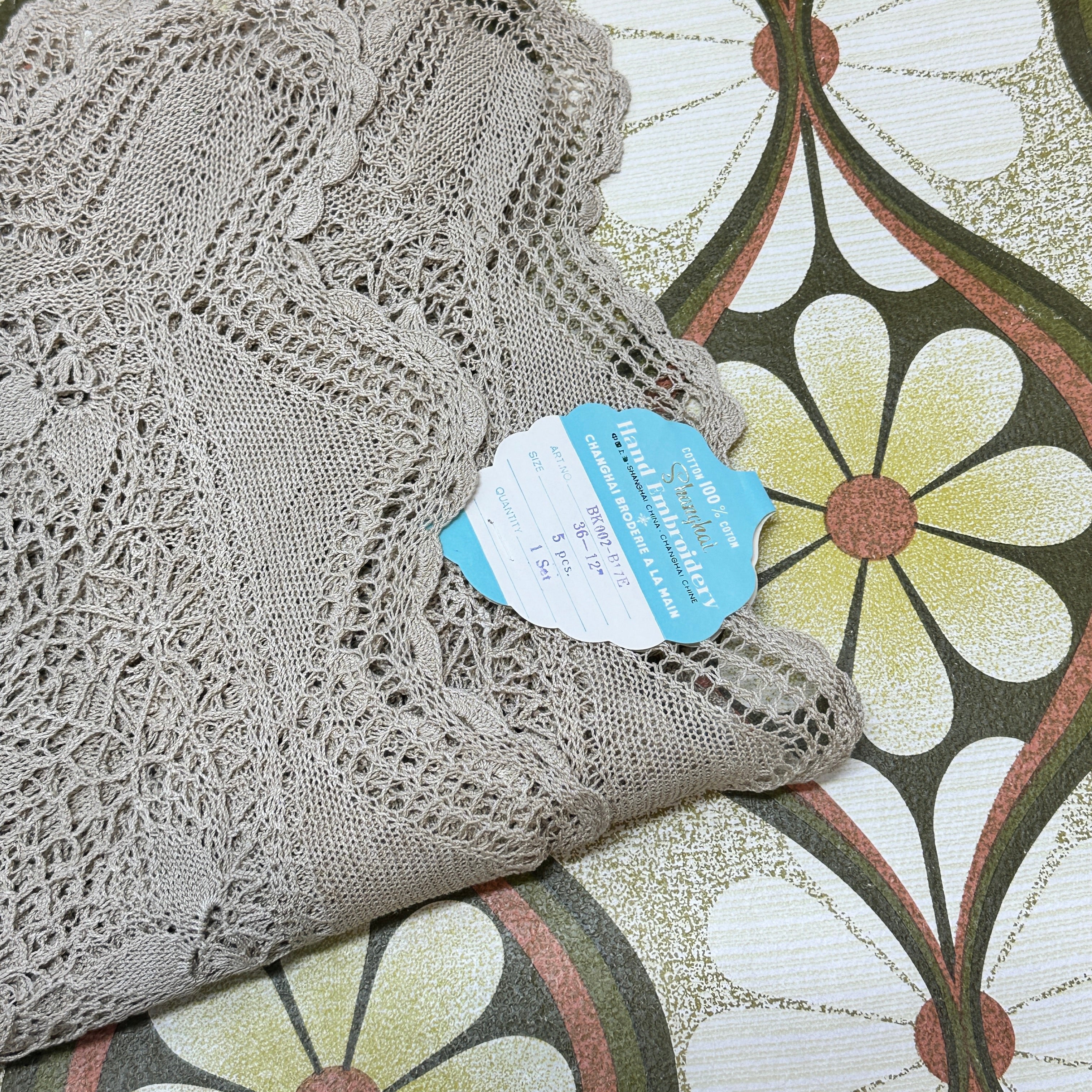 New Cotton Tablecloth Lace # 3 LARGE