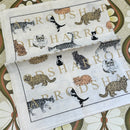 Harrods Cat UNUSED Tea Towel