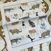 Harrods Cat UNUSED Tea Towel