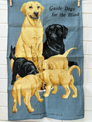 UNUSED Guide Dog Tea Towel ULSTER