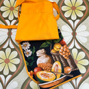 Vintage Cotton Apron ORANGE