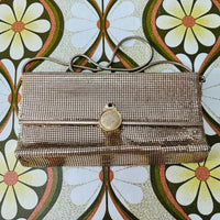 UNIQUE Vintage Gold Glomesh Handbag