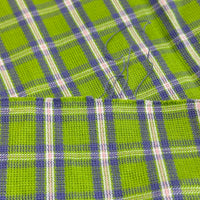 150cms Vintage Green & Purple Fabric
