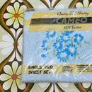 Single Vintage Sheet Cotton CAMEO Set W Pillow Cases