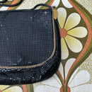 FABULOUS Vintage Black Glomesh Evening Bag