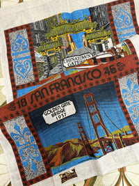 Vintage San Francisco Tea Towel UNUSED