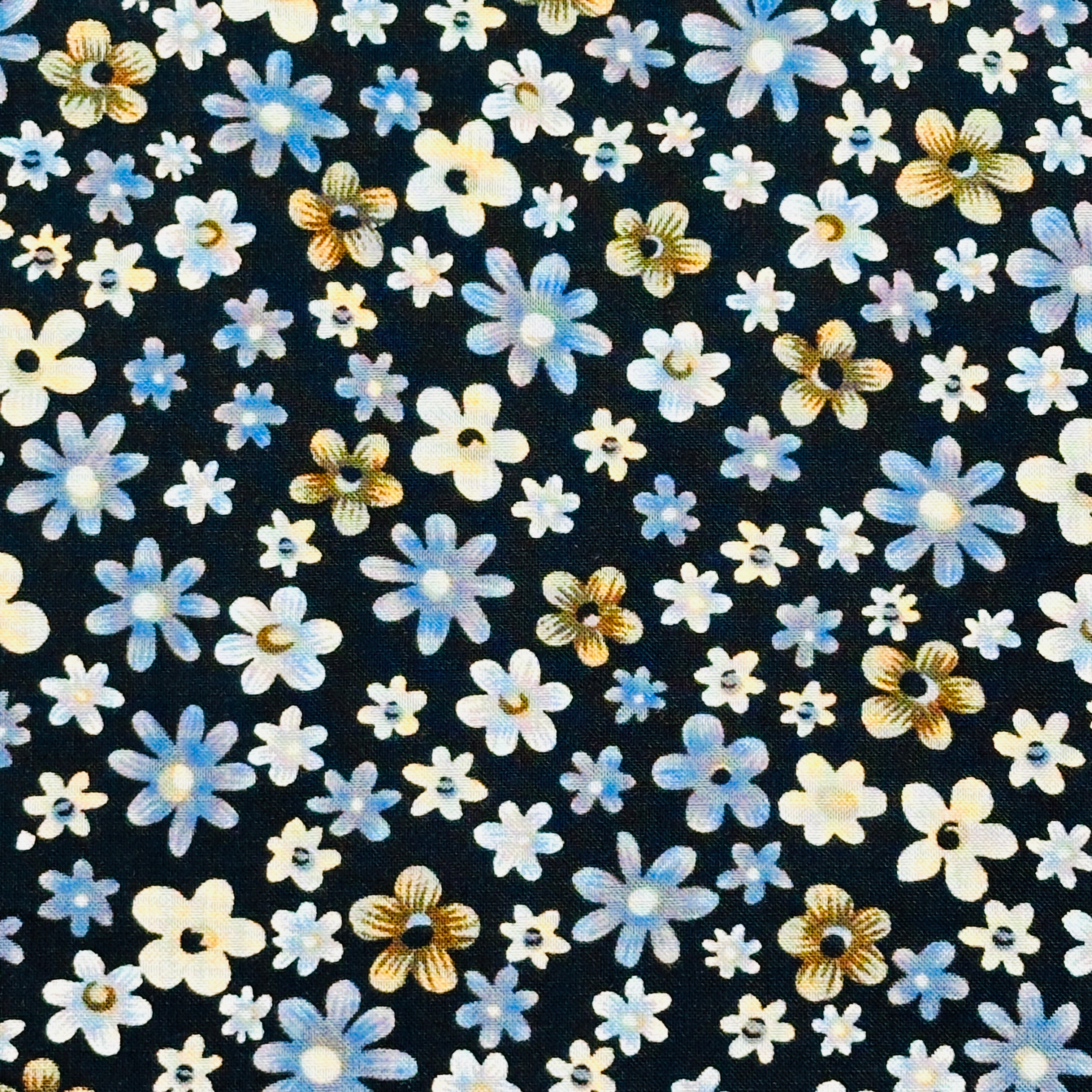 400cms Beautiful Modern Floral Fabric Cotton