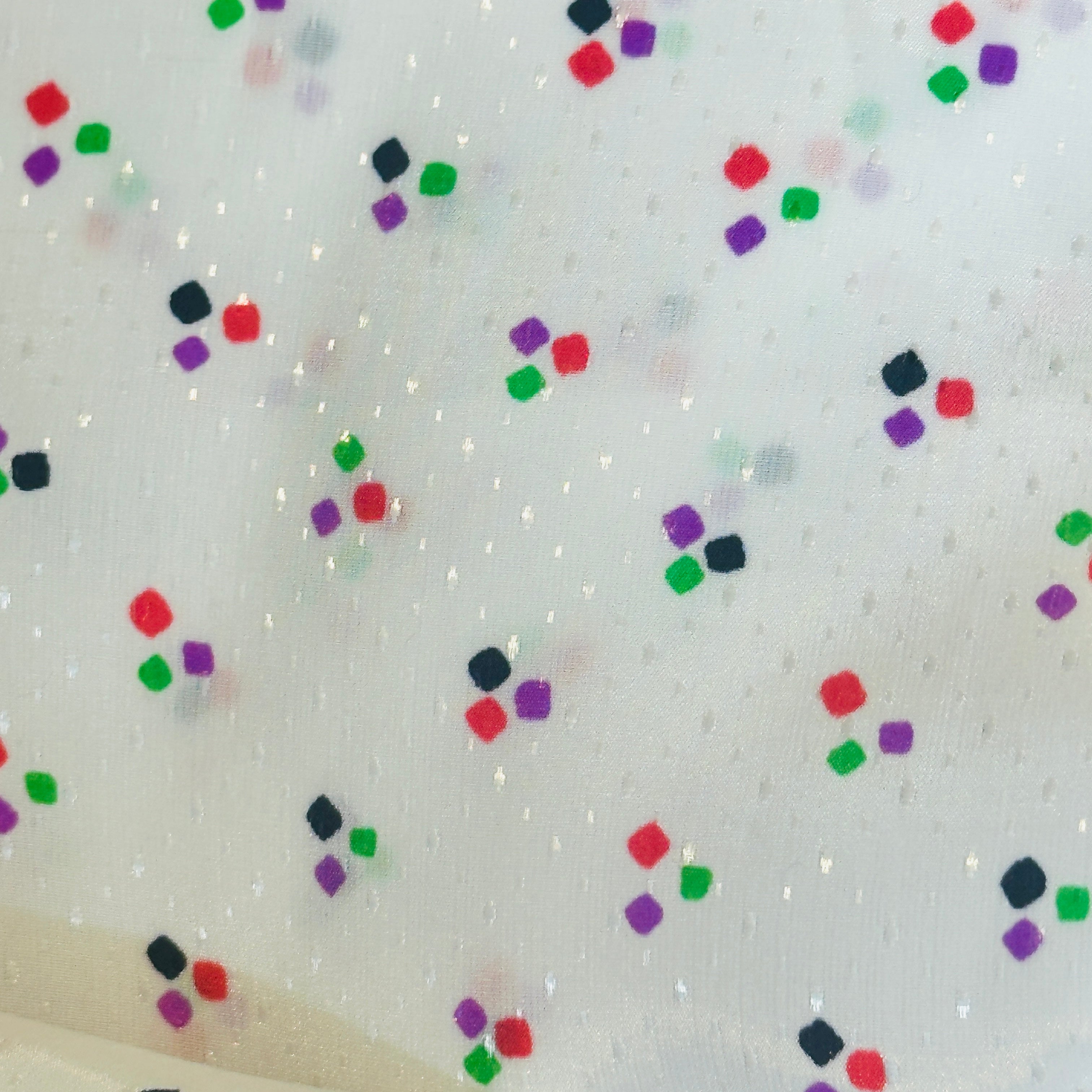 190cms Beautiful Vintage Silky Fabric