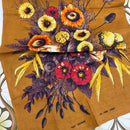 LAMONT Vintage UNUSED Tea Towel FLORAL