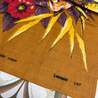 LAMONT Vintage UNUSED Tea Towel FLORAL