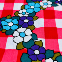 European Vintage Cotton Fabric Remnant