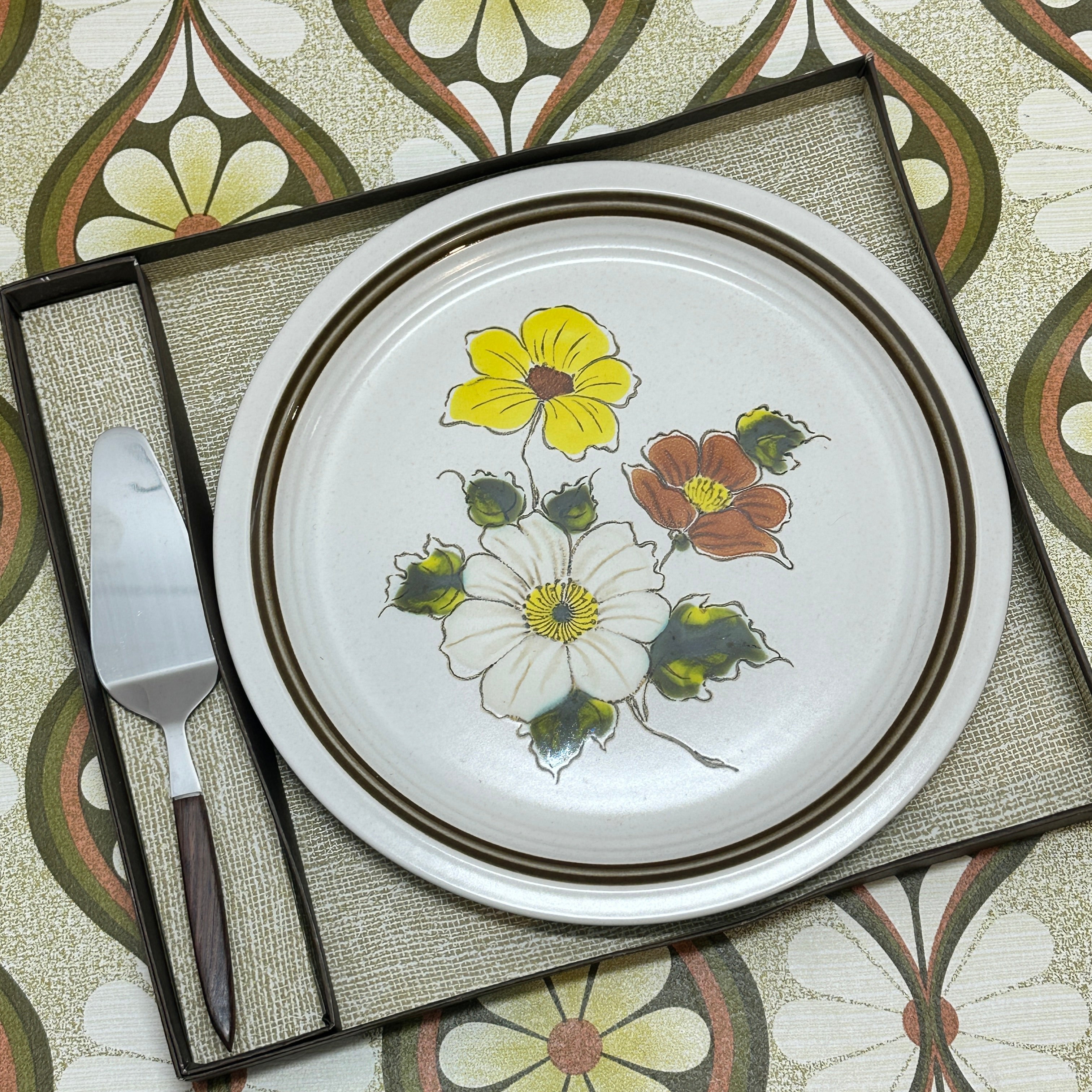 JAPAN Vintage Large Platter Plate OVEN TO TABLE