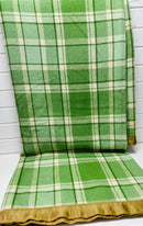 Huge Beautiful Green Wool Blanket AMAZING Cond