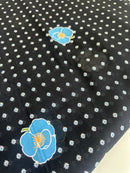 290cms Beautiful Vintage Floral Fabric Light Weight Cotton