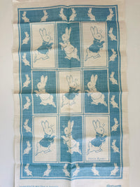 Pure Linen PETER RABBIT Tea Towel UNUSED