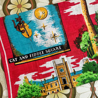 Pure Linen HOBART Tasmania Tea Towel UNUSED