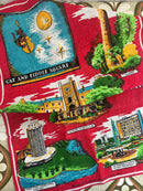 Pure Linen HOBART Tasmania Tea Towel UNUSED