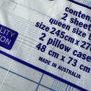 Venture Vintage Queen Sheet Set 100% Cotton