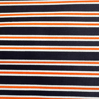 200cms Thick Orange & Blue Cotton Fabric