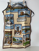 SYDNEY unused Vintage Linen APRON