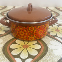 Cast Iron Retro Pot MID CENTURY