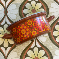 Cast Iron Retro Pot MID CENTURY