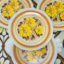 Set of FOUR Retro Plastic Plates Artisan Ware