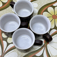 Vintage Mugs Made in Japan Set of FOUR