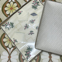 RETRO Boxed Tablecloth Embroidered