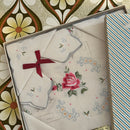 Embroidered Tablecloth VINTAGE Boxed