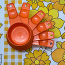 RETRO Set of TUPPERWARE Measuring Cups