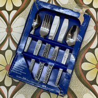 RETRO Stainless Steel Cutlery Set 6 People