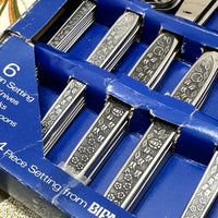 RETRO Stainless Steel Cutlery Set 6 People