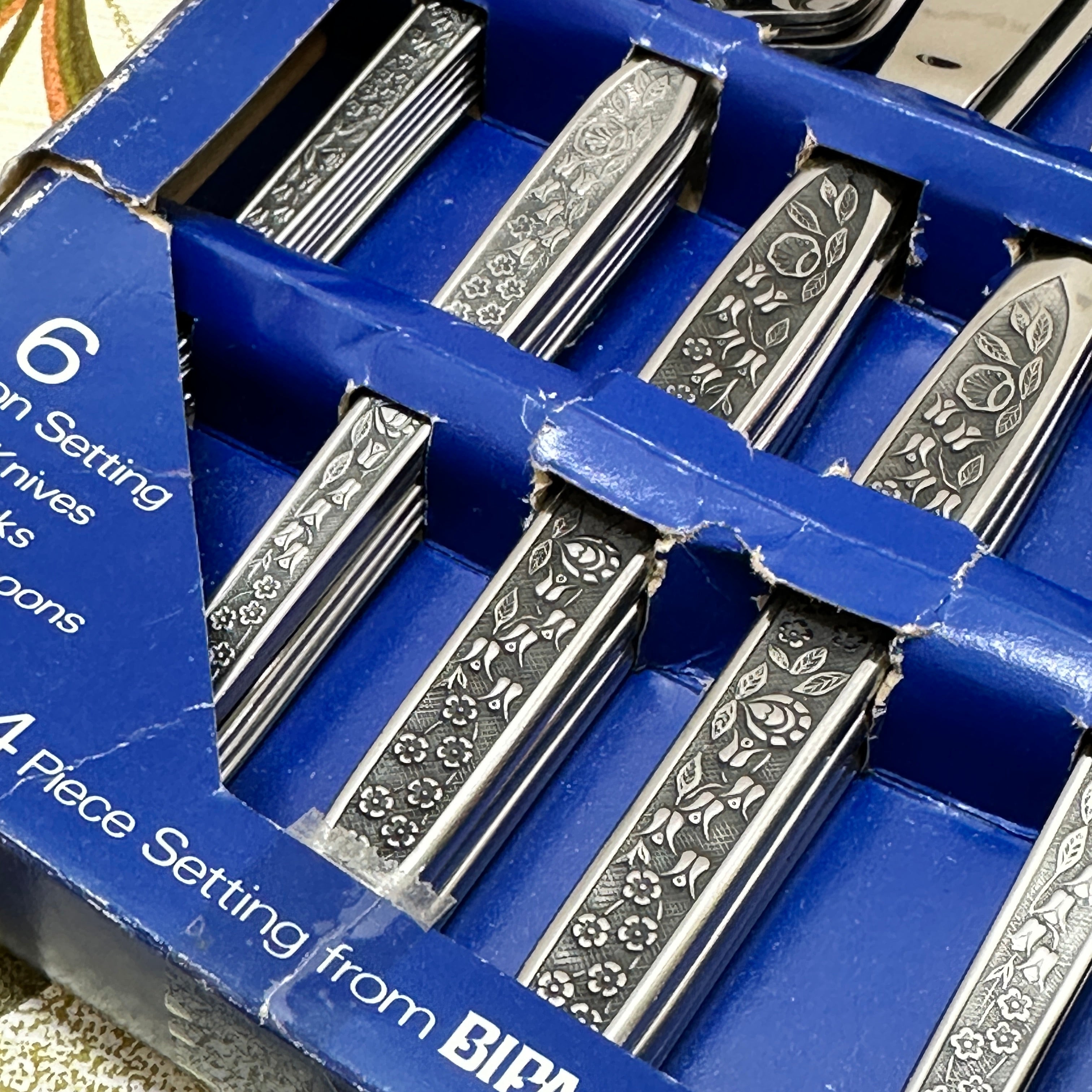 RETRO Stainless Steel Cutlery Set 6 People