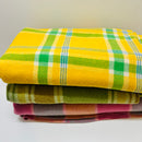 Beautiful Yellow WOOL Blanket Vintage