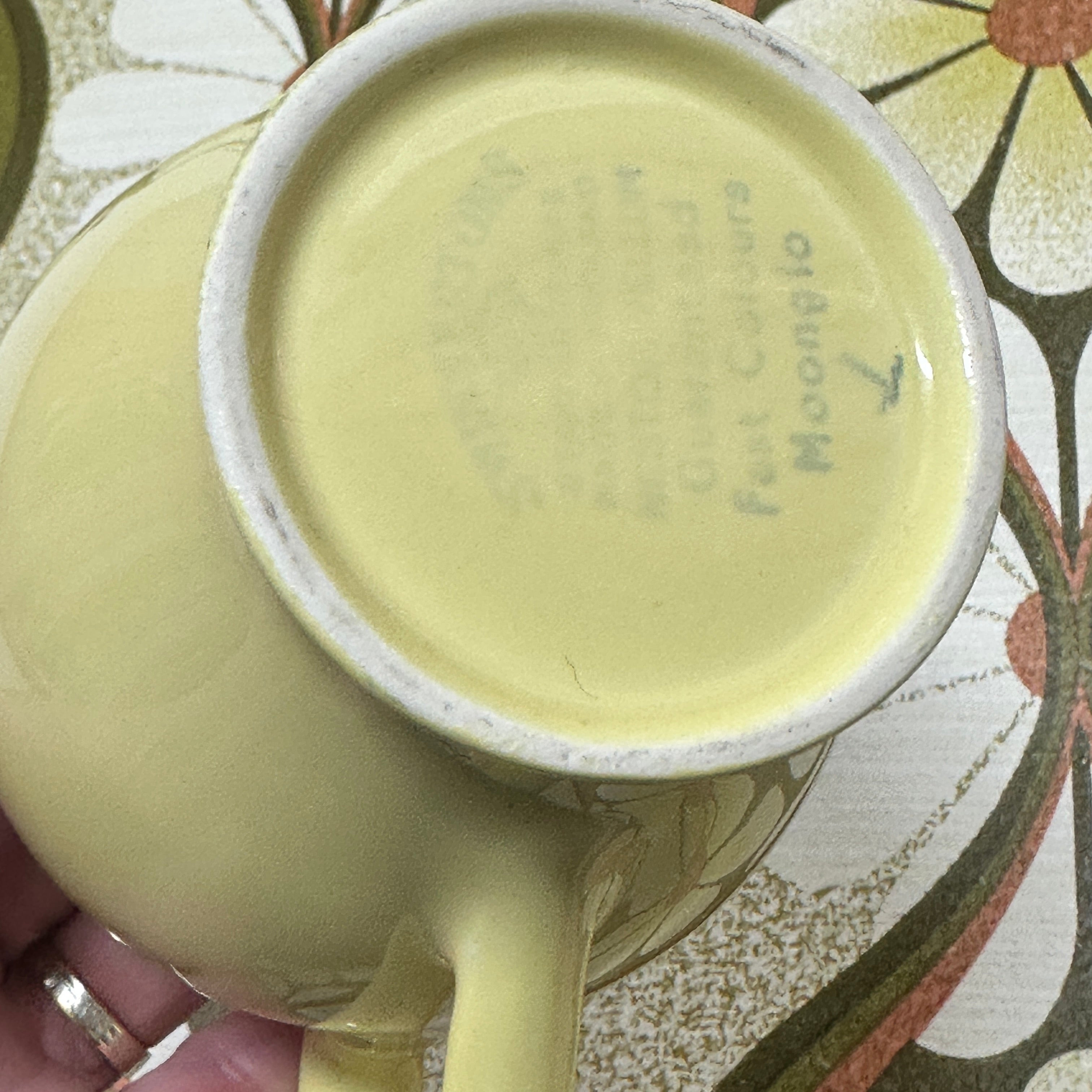 Yellow Mini Jug VINTAGE