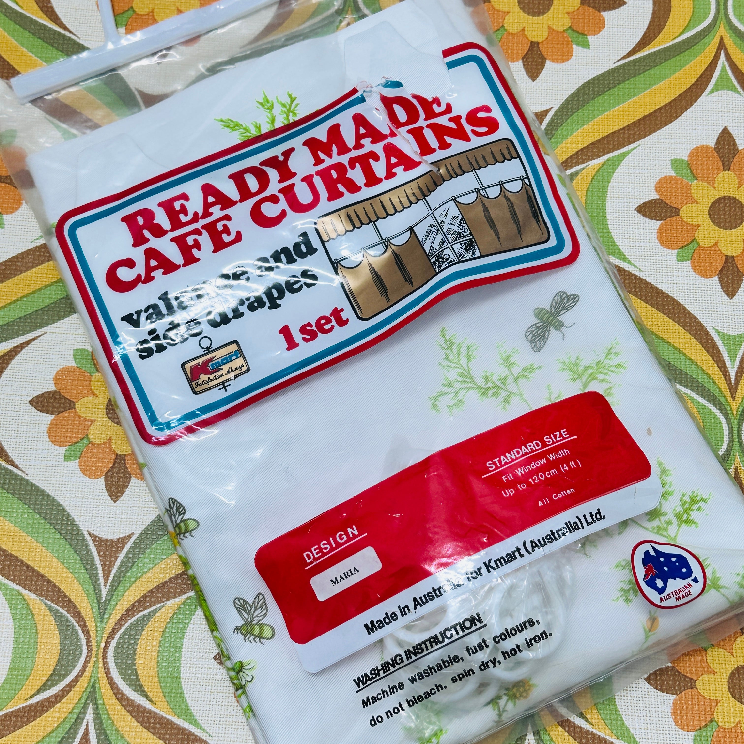 Ready Made Vintage Curtains Valance