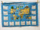 International Time Calendar 1979 Tea Towel