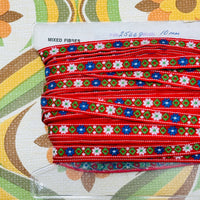 Large Roll of Embroidered Trim Vintage