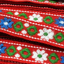 Large Roll of Embroidered Trim Vintage